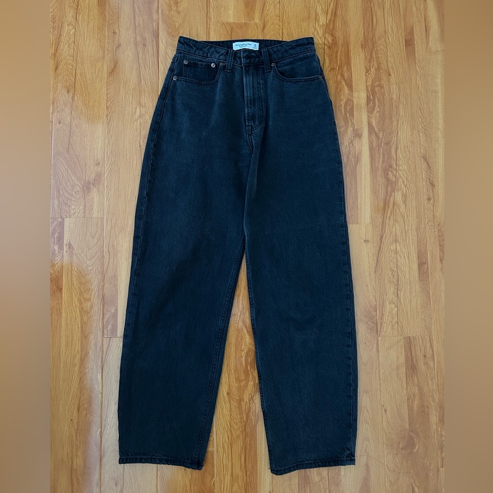 Abercrombie Curve Love High Rise Taper Jean